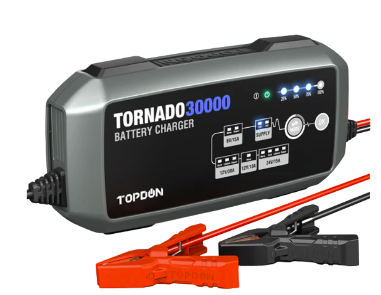 TOPDON T30A CARGADOR BATERIA TORNADO