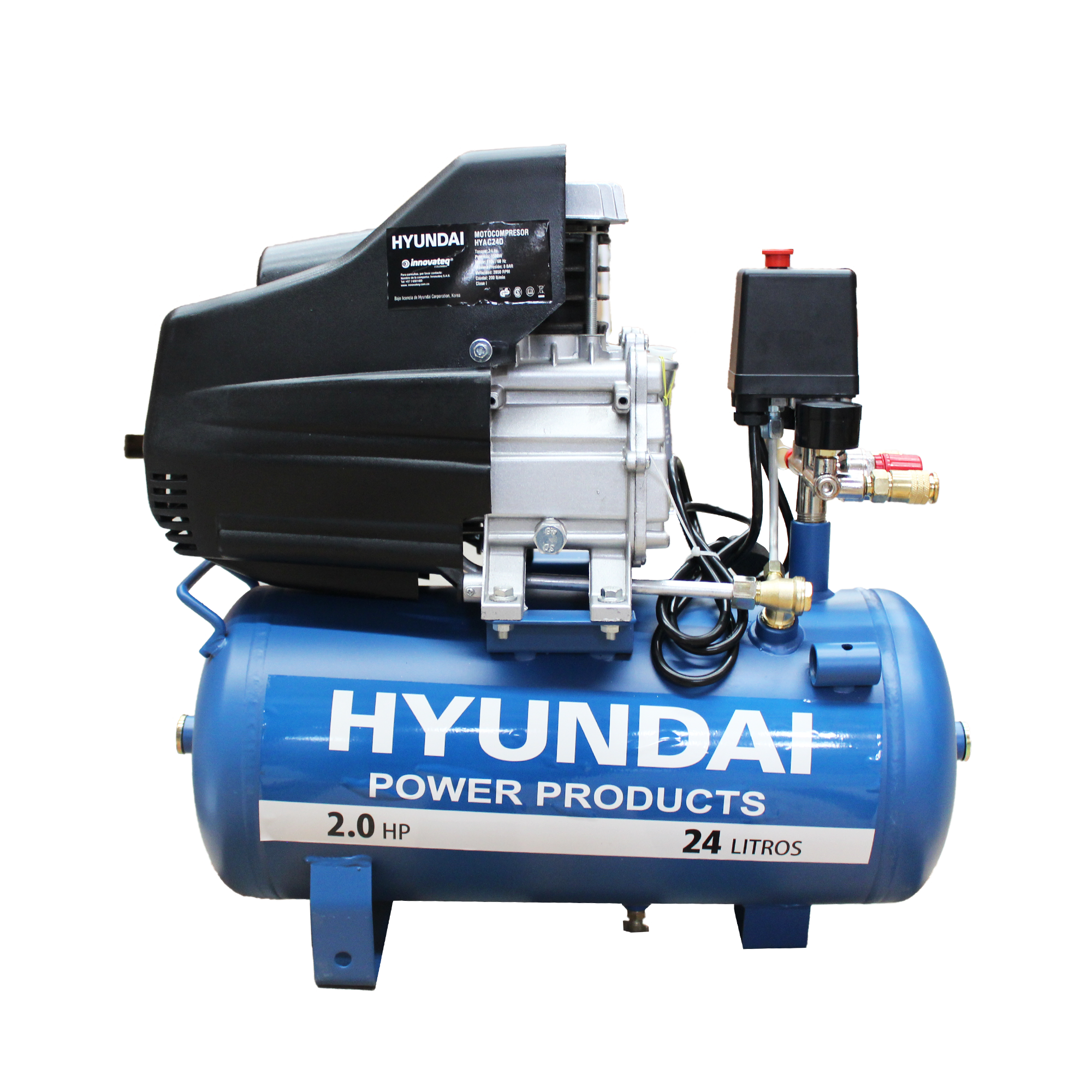 Compresor Hyundai  2 HP 24 L